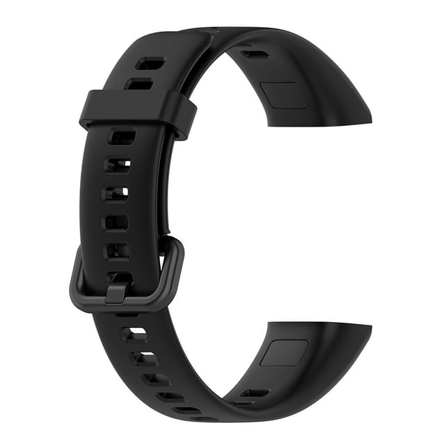 Correa de silicona suave WDOplteas Para Huawei Band 4/Honor Band 5i negro
