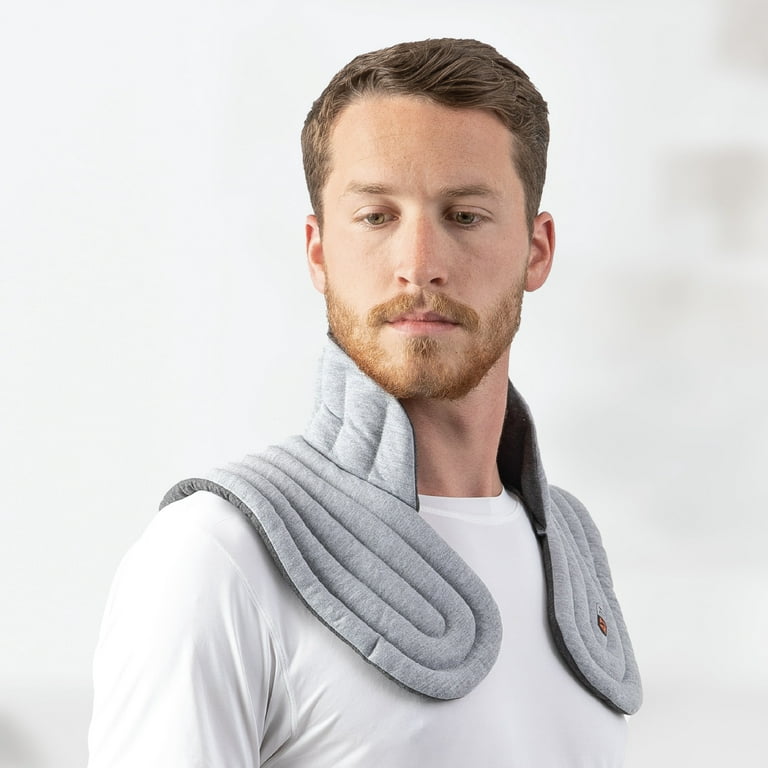 The Massaging Heated Neck and Shoulder Wrap
