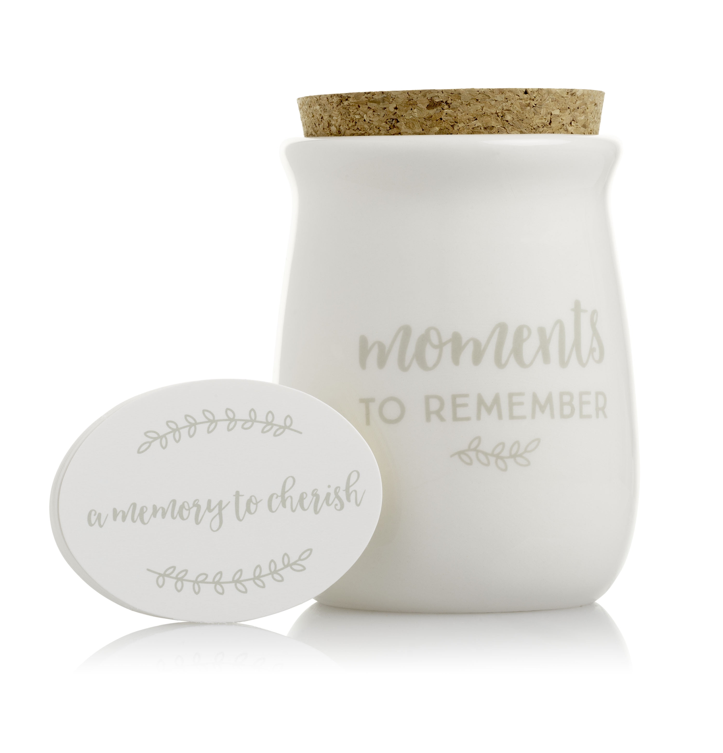 Keepsake Gift with 50 Write-On Tickets Darware Family Memories Ceramic Jar