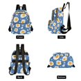 thumbnail image 4 of FORMRS Mini Backpack Purse for Women Quilted Travel Daypack Casual Shoulder Bag, Cute Fried Eggs, 4 of 7
