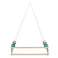 thumbnail image 1 of Floating Shelves 1Pcs Wooden Hanging Shelf with String Wall Mounted Jute Rope Rustic Boho Chic Shelf Solid Wood Shelves Nordic Display Home Organizer for Living Room Bedroom Bathroom Styl, 1 of 10