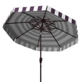 thumbnail image 6 of Safavieh Elsa 9' Market Crank Double Top Patio Umbrella, Navy/White, 6 of 6