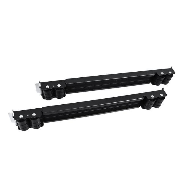 Machine à Laver les Meubles Dolly, Fer Noir Rouleaux de Frein Robustes pour Réfrigérateur