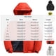 thumbnail image 2 of Ceisia Men's solid color waterproof warm hooded jacket long sleeve Gift outerwear, 2 of 7