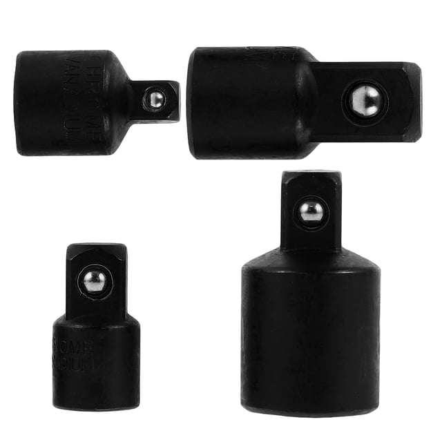 TABLZONE 4Ud De Herramientas De Impacto Con Sockets Giratorios Negros Resistentes