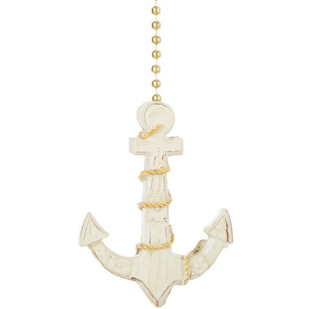 

Clementine Design Anchor Fan Pull One Size White