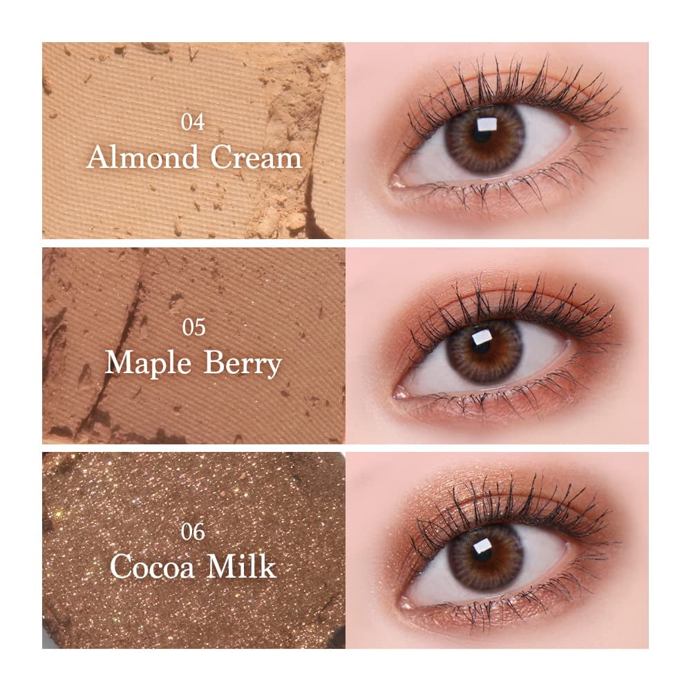 Dasique Eyeshadow Palette, 01 Sugar Brownie, 1 Count