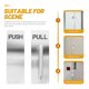 thumbnail image 4 of Push Push Puerta comercial Manija de acero inoxidable Puerta de empuje Placa de empuje para puertas para puertas, 4 of 6