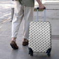 thumbnail image 3 of Black Bigfoot Pattern Luggage Cover Fashion Suitcase Cover Baggage Covers Fit 25-28 Inch Luggage (Go Travel), 3 of 5