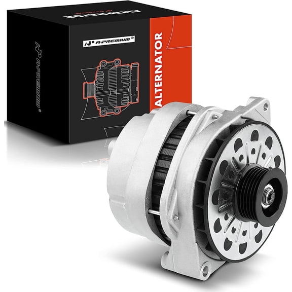 A-Premium Alternator Compatible with Cadillac DeVille 1998-1999 V8 4.6L, Eldorado 1998-1999 V8 4.6L, 12V 140A 6-Groove Pulley Clockwise, Replace# 10464089, 10480297