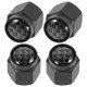 thumbnail image 2 of BRIGHTFUFU 4 piezas de válvula de neumático tapas de válvula de metal tapas de válvula de metal tapas para la rueda del automóvil accesorios decorativos de neumáticos, 2 of 7