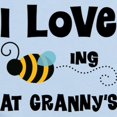 thumbnail image 2 of CafePress - Beeing At Granny's Long Sleeve Infant Bodysuit - Long Sleeve Cotton Baby Bodysuit, 2 of 4