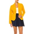 thumbnail image 2 of Women's Casual Long Sleeve Open Front Fitted Blazer Jacket Lightweight Office Style, 2 of 6