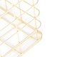 thumbnail image 3 of Cesta para ropa sucia, moderna cesta de almacenamiento de ropa para accesorios del hogar de acero inoxidable dorado, diseño aerodinámico, 3 of 8