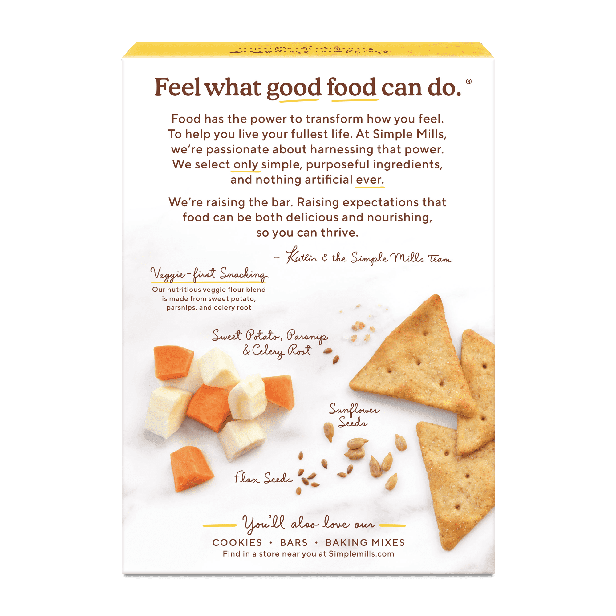 (3 pack) Simple Mills Veggie Flour Pita Crackers, Himalayan Salt, Gluten-Free Crackers, 4.25 oz