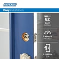 thumbnail image 4 of SCHLAGE con llave de 1 lado, la más alta seguridad residencial, cerradura de entrada con llave, 4 of 5
