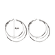 thumbnail image 4 of Aretes Arracadas De Aro Para Mujer color plata, 4 of 4