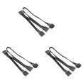 thumbnail image 1 of Câble d'Alimentation Périphérique SATA 3X 5 Broches vers 3 Ports pour Modulaire PSU, 1 of 6