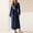 Navy, variant on Abomasnow Plus Size Plush Robe for Women Long Fleece Winter Bath Robe Sherpa Shaggy Towel Bathrobe M-3XL
