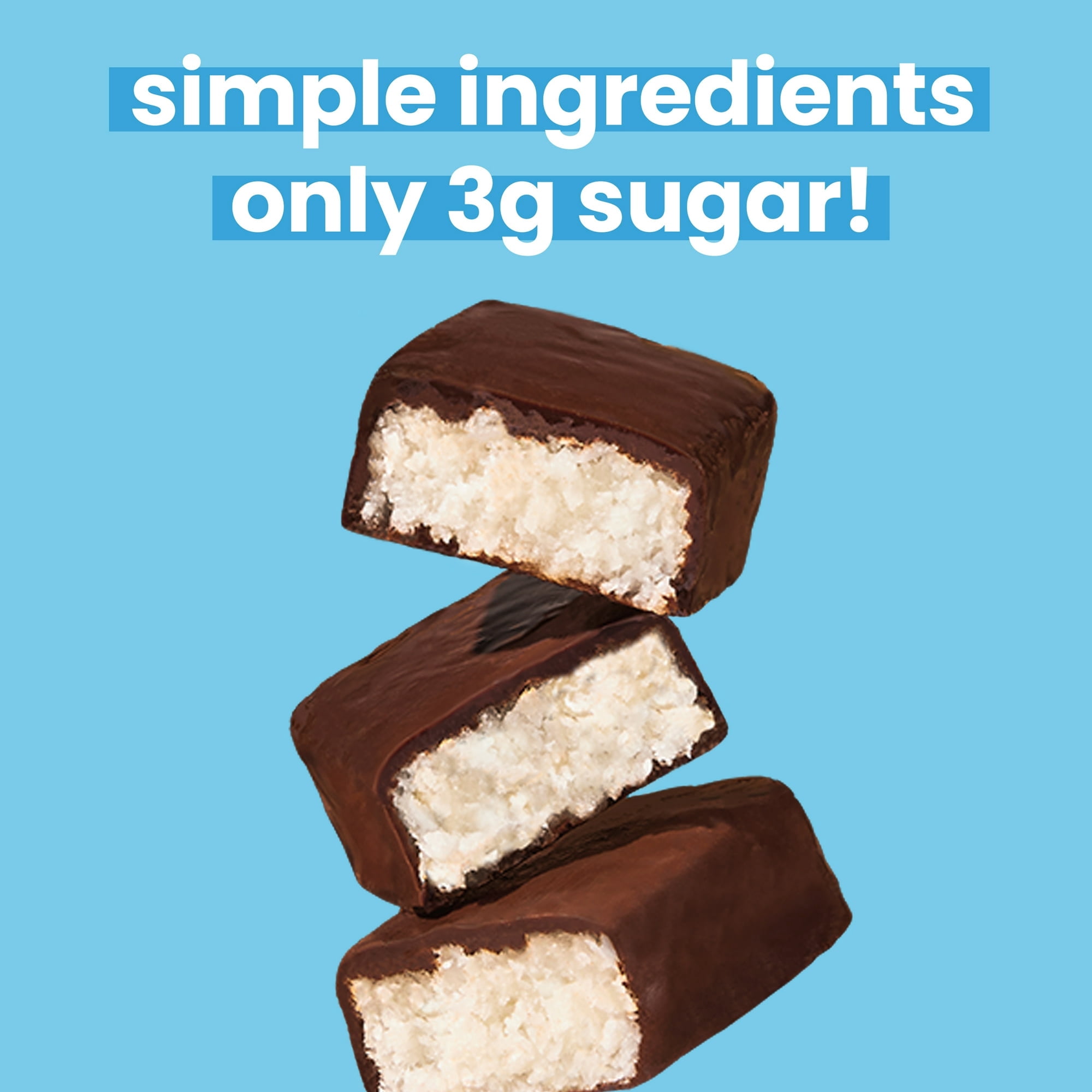 Unreal Dark Chocolate Coconut Bars, 4.2 oz Gluten Free (pack of 2)