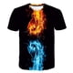 thumbnail image 1 of 2023 camisetas de llamas ropa de verano nuevas camisetas sueltas informales para niños ropa de manga corta para niños y niñas camisetas disfraces 7T Gao Jinjia LED, 1 of 2