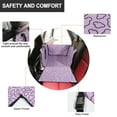 thumbnail image 4 of Unique Bargains 57 x 57 x 33cm Universal Car Dog Back Seat Cover Pet Waterproof Non Slip Protector Replacement Coffee Color, 4 of 8