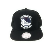 Mitchell and Ness Golden State Warriors Hologram Logo White/Black Snapback Hat