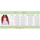 thumbnail image 5 of Gibobby chaquetas de ligera Y atlético Chaqueta de béisbol de manga de cuero de patchwork de color de otoño e invierno para mujer (Rojo, L), 5 of 5