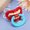 Pink Ring, variant on Funny Eight Teeth Baby Pacifier Silicone Orthodontic Soother - 3.94 x 3.94 x 1.18 inches / 10 x 10 x 3 cm Cute Protective Facial Shield Comfort Infant Dummy