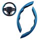 thumbnail image 3 of 2 piezas de cubierta de volante decorativa Universal para coches de camión de 38 cm de diámetro Fibra de Carbono Azul Sharpla Cubierta para el volante, 3 of 8