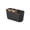 Black, variant on Pathside Plastic Desk Organizer Box with Detachable Wood Dividers, Bathroom Toothbrush Holder, Storage Bucket for Toiletries, Black, 6.89x3.94x3.31in