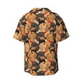 thumbnail image 7 of Kdxio Men's Hawaiian Shirt for Men Short Sleeve Shirt Dog Summer Casual Holiday Beach Button Down T-Shirts, 7 of 7
