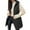 Black, variant on Womens Long Puffer Vest Quilted Hooded with Button Down Sleeveless Jacket Casual Zip Up Padded for Winter Coat and Layering XXXXL Size Beige