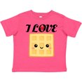 thumbnail image 3 of Inktastic Waffle Lover I Love Waffles Boys or Girls Toddler T-Shirt, 3 of 5