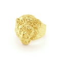 thumbnail image 5 of Lion Ring for Men 14K Gold Lion Head Design Ring (RS 7), 5 of 6