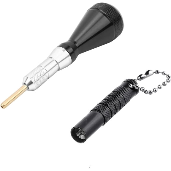 KMV 2Pcs Dart Point Remover Tool Set, for Soft Tip & Steel Tip Darts, Essential Dartboard Accessory with Extractor & Puller for Broken Tips and Shafts