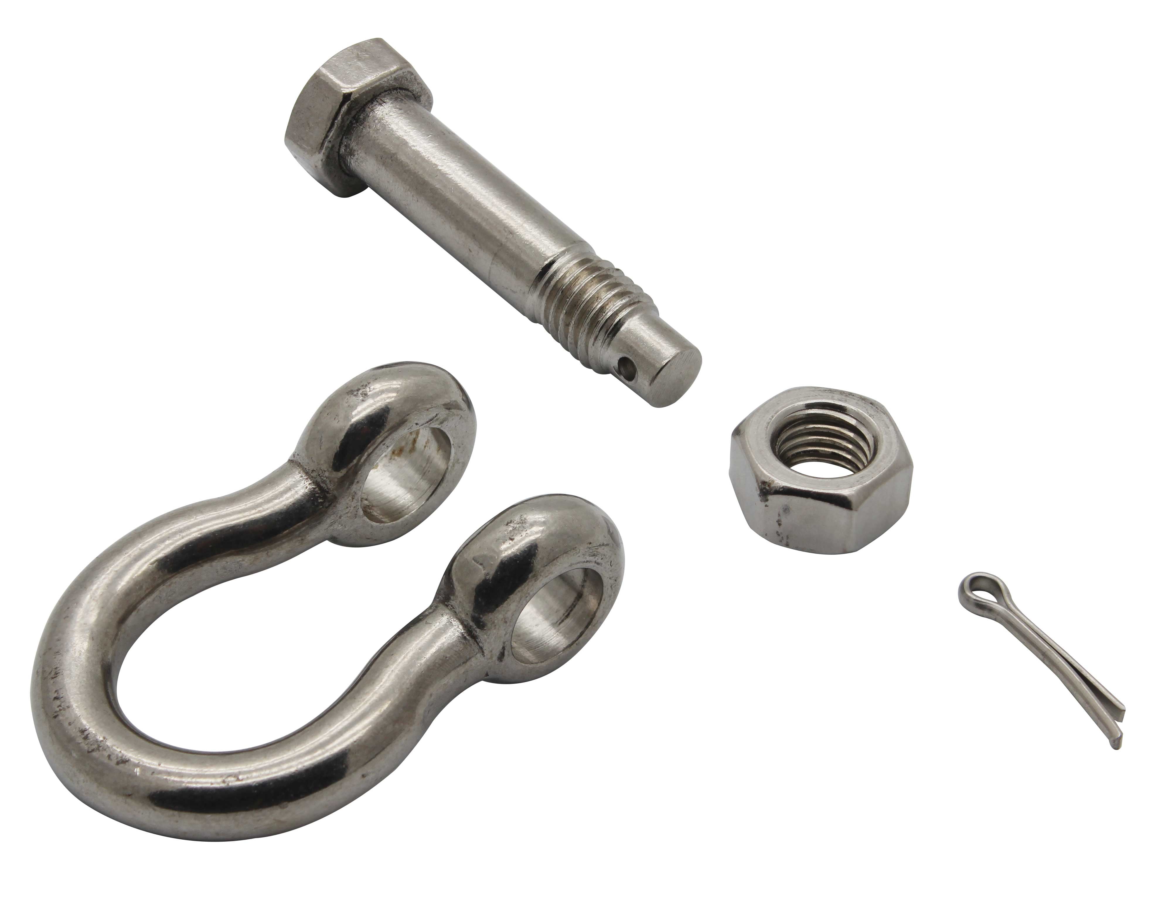 Extreme Max 3006.8375.2 BoatTector Stainless Steel Bolt-Type Anchor Shackle 2-Pack 7//16