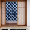 thumbnail image 2 of Door Curtain 34x56in Two Pieces Of Uniform Is Not Easy To Wrinkle The Room Shade And Dustproof For The Wall On The Door Or Window Argyle Plaid Doderblue_1, 2 of 5