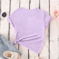 thumbnail image 2 of YUANxueke Short Sleeve T-Shirts for Boys Girls, Cute Printed Crewneck T-Shirts, Back To School Casual Tops, 2 of 6