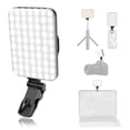 thumbnail image 1 of Pocket Clip-on LED Video Light Video Conference Light for Computer Tablet Mobile Phone DSLR Camera LED Fill Light 2500K-6500K Dimmable Built-in Battery for Online Meeting Live Streaming Selfie, 1 of 8