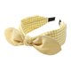 thumbnail image 1 of Diadema con nudo ancho, a rayas y a cuadros, ideal para fiestas y para el día a día, 1 of 4
