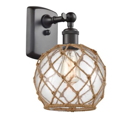 

Innovations Lighting 516-1W Farmhouse Rope Farmhouse Rope 13 Tall Bathroom Sconce - Oil