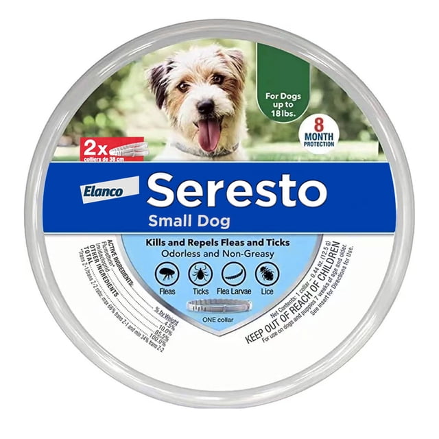 Protección 6 Meses Collar Antipulgas Impermeable 2 Piezas para Gatos (Cachorro EE. UU. 38 Cm)