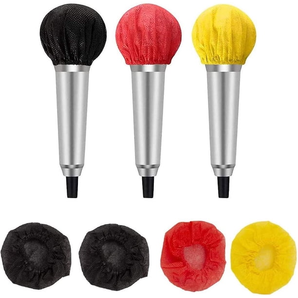 Fundas Desechables Para Micrófono - 100 Unidades, Tela No Tejida, Antibacterianas, Para KTV Y Eventos