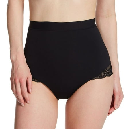 

Women s Maidenform DMS099 Eco Lace Mid-Brief Panty (Black S)