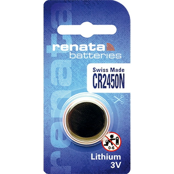 1 x Batterie Renata CR2450, Batterie au Lithium 2450
