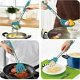 thumbnail image 4 of 17 pcs Silicone Cooking Utensils Set with Holder,Nonstick Heat Resistant Stainless Steel Handle,Blue, 4 of 7