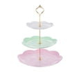 thumbnail image 2 of Kugisaki 3-Tier Cupcake Stand Tower Serving Tray Food Grade Dessert Display Stand for Tea Party & Home Decor, 2 of 7