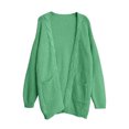 thumbnail image 4 of Women's Cardigan Sweater Clearance Loose Long Sleeve Open Front Knit Coat with Pockets, 4 of 8