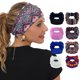 thumbnail image 2 of Paquete de 8 diademas africanas para mujer, diademas anchas estilo bohemio para el cabello de mujer, turbante anudado antideslizante, diademas africanas para hacer deporte, yoga,, 2 of 6